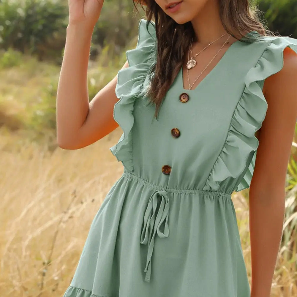 Babydoll summer dress www.chasethebutterflies.com
