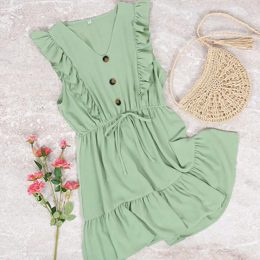 Babydoll summer dress www.chasethebutterflies.com