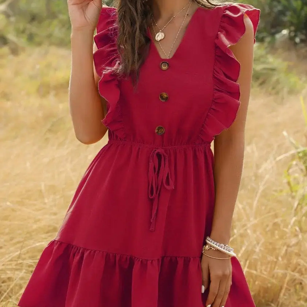 Babydoll summer dress www.chasethebutterflies.com