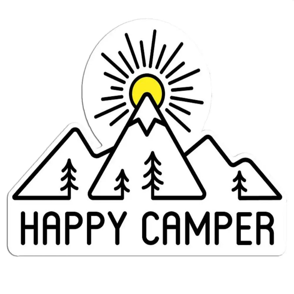 happy hiker sticker www.chasethebutterflies.com