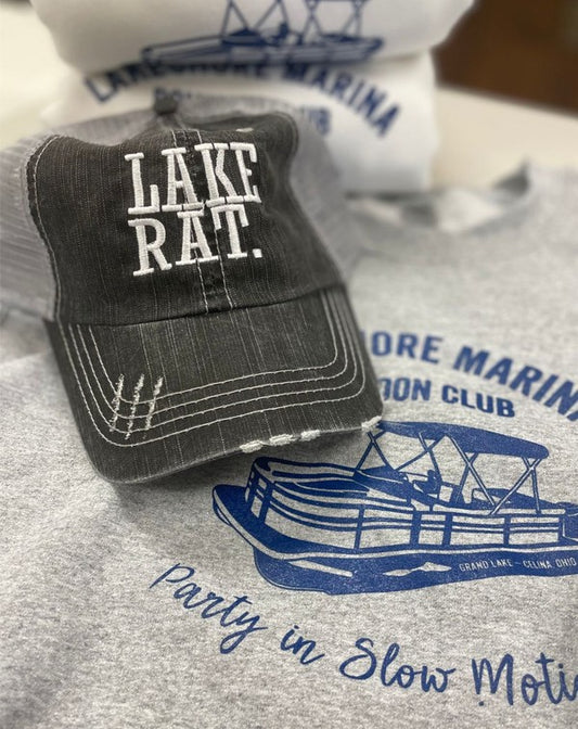 Lake Rat Embroidered Trucker Hat