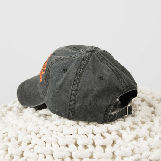 Embroidered Hey Boo Canvas Hat