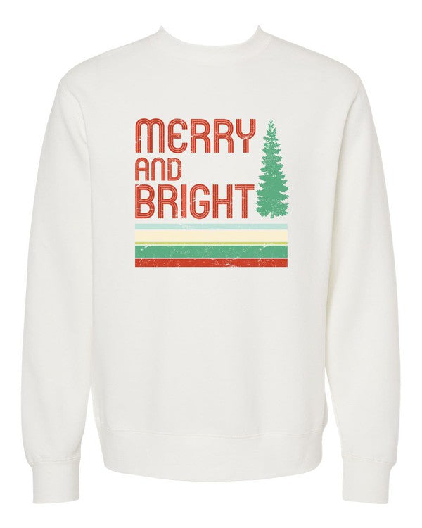 Retro Merry & Bright Crewneck