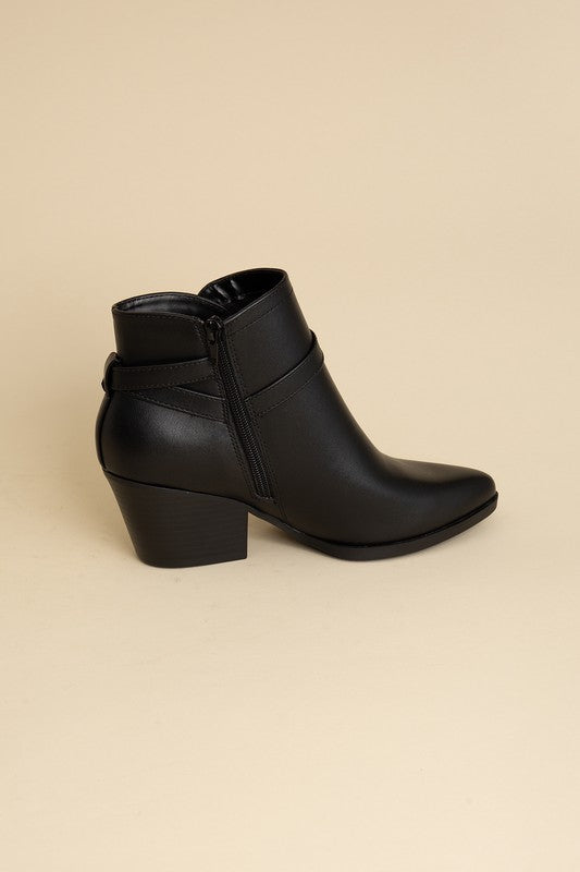 Nadine Ankle Buckle Boots