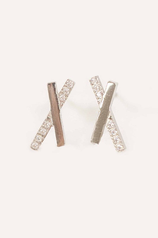 Crossroads Stud Earrings