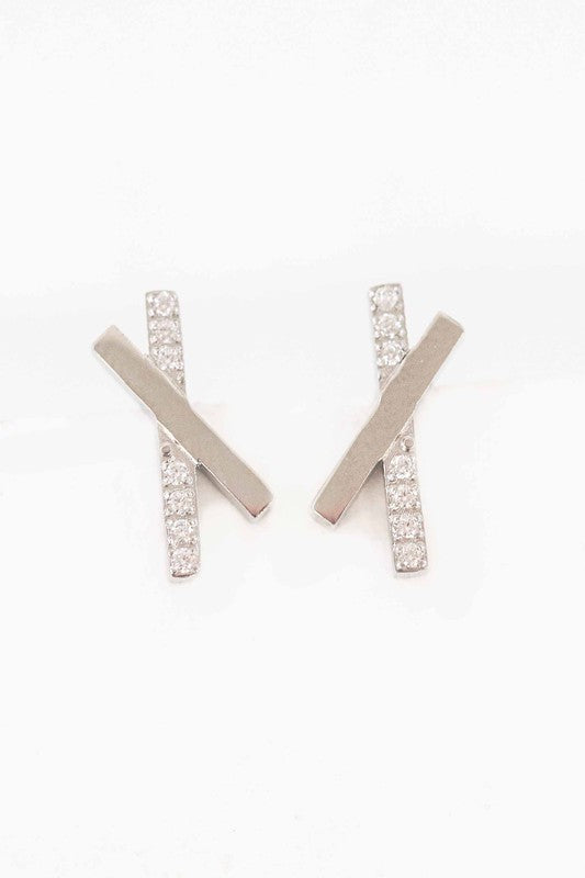 Crossroads Stud Earrings