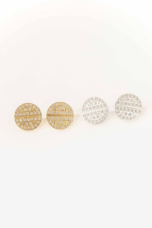 Cent Stud Earrings