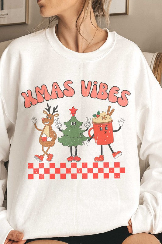 XMAS VIBES Graphic Crewneck