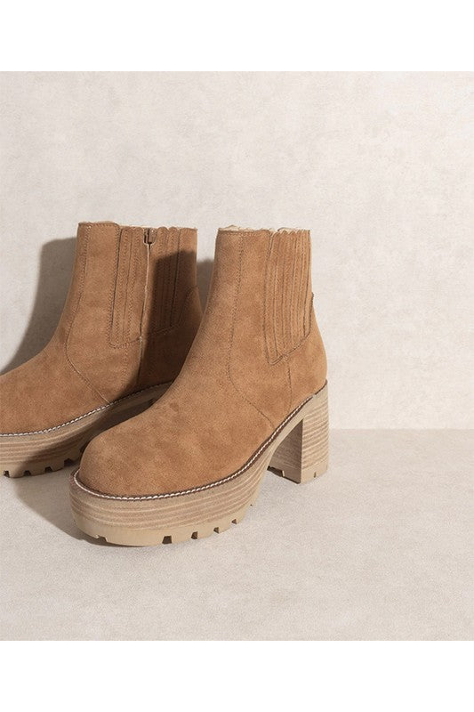 AUBREY-PLATFORM PANELED BOOTS