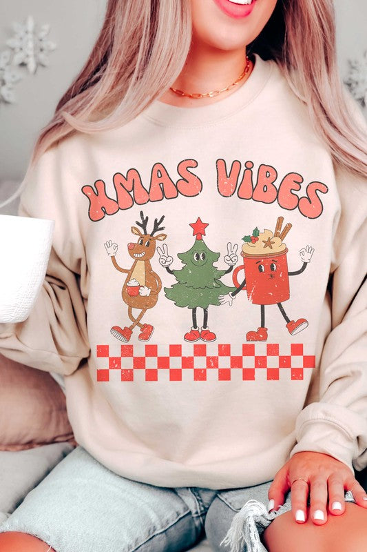 XMAS VIBES Graphic Crewneck