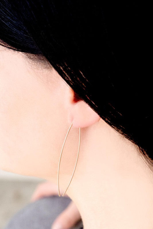 Arc Threader Earrings