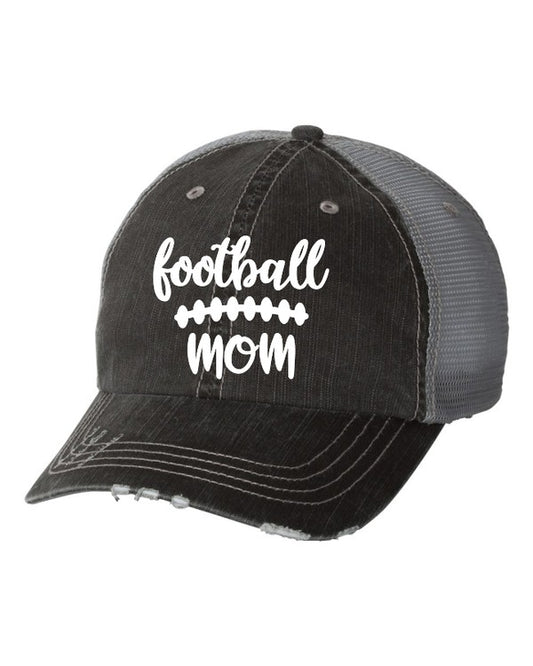 Football Mom Embroidered Trucker Hat