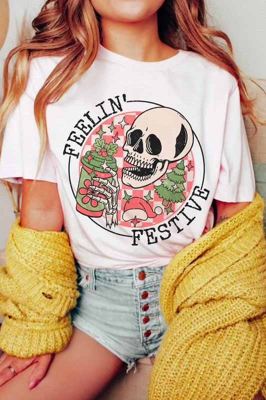 Feelin Festive Skull