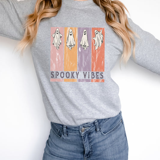 Spooky Vibes Crew Neck - www.chasethebutterfies.com