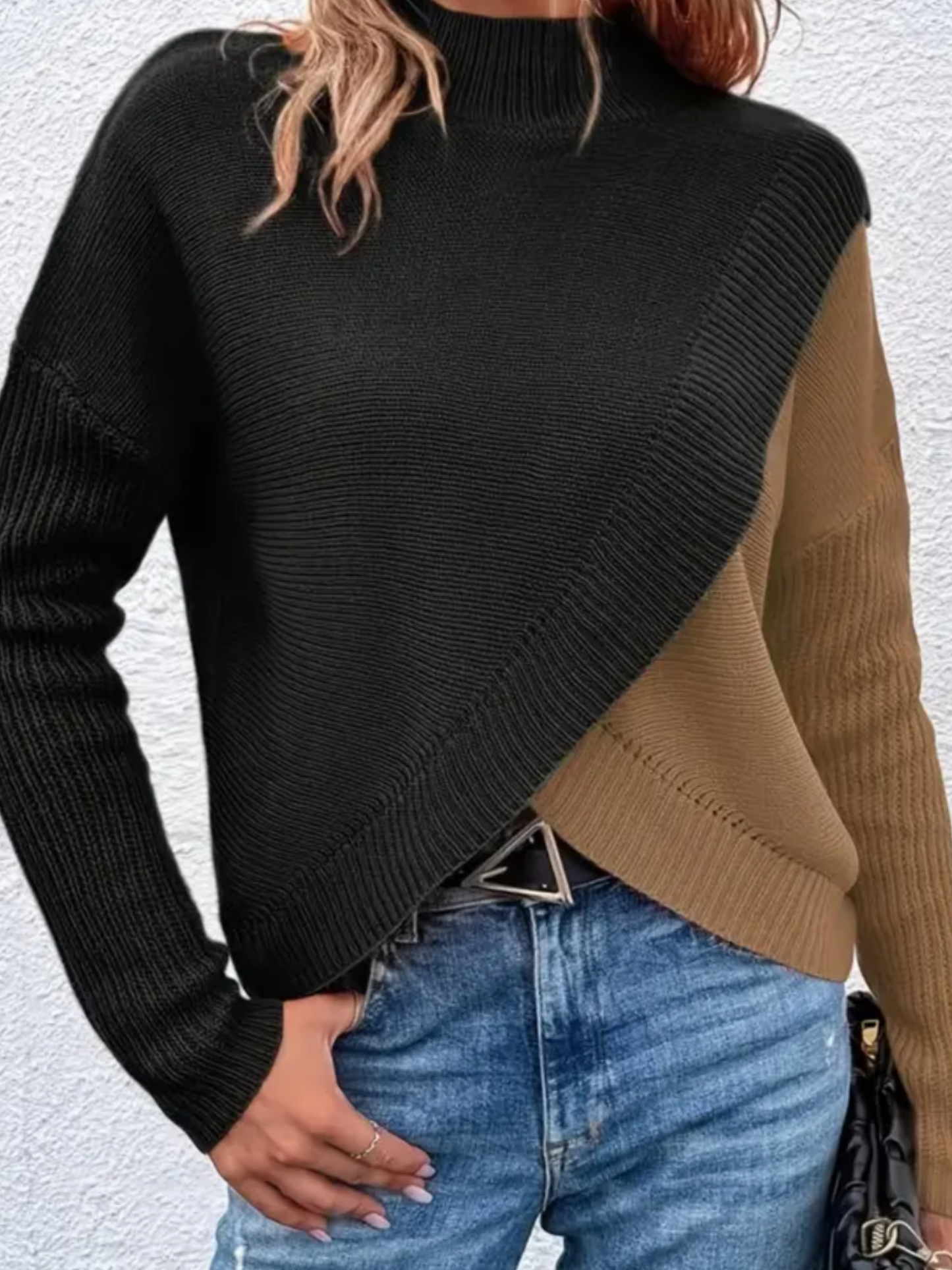 Fall mock turtleneck - www.chasethebutterflies.com