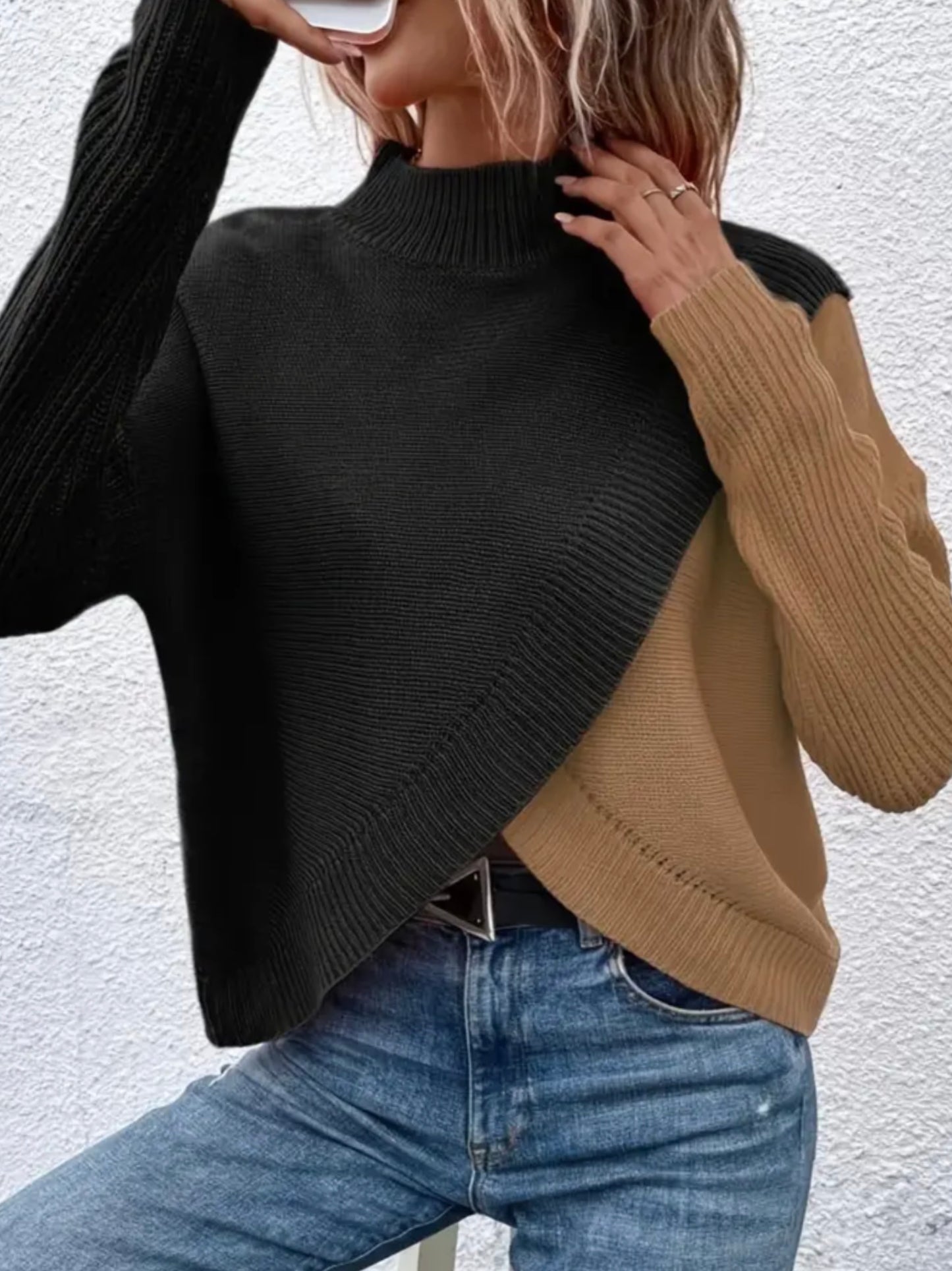 Fall mock turtleneck - www.chasethebutterflies.com