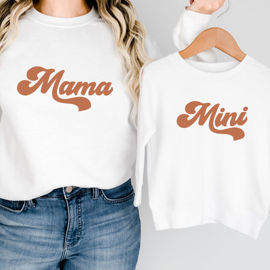 Mama & Mini Matching Fall Crewnecks - www.chasethebutterflies.com