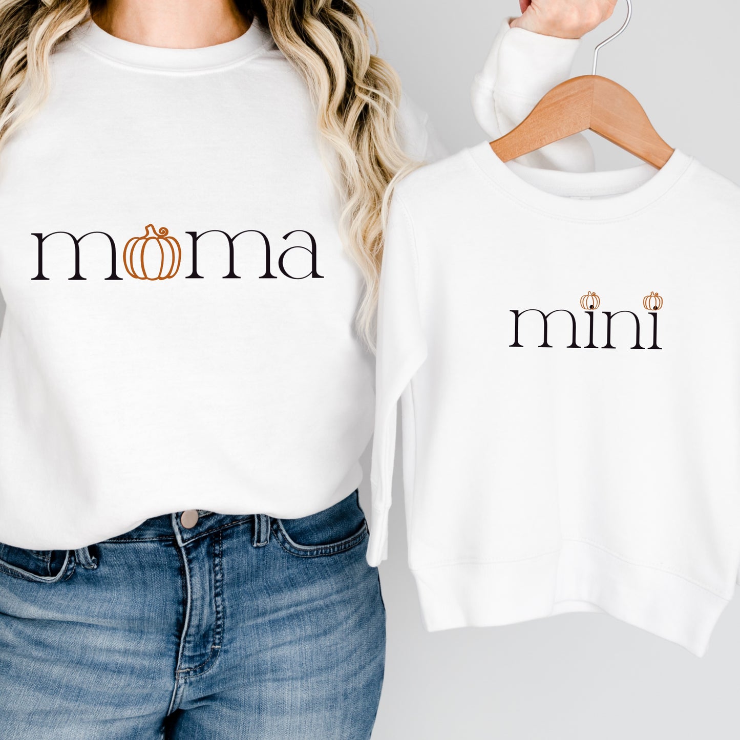 Mama & Mini Matching Fall Crewnecks - www.chasethebutterflies.com