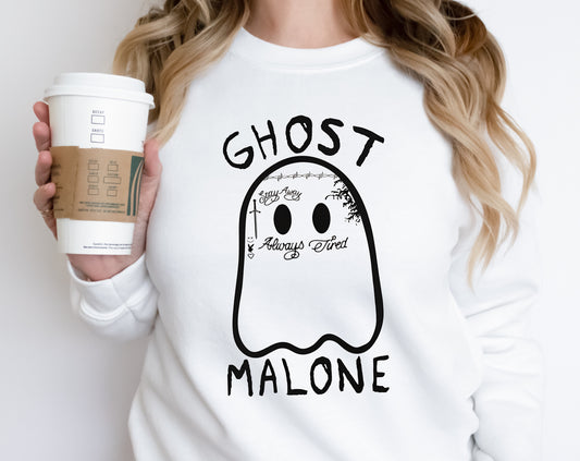 Ghost Malone Crewneck - www.chasethebutterlfies.com