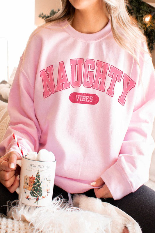 Naughty Vibes Crewneck