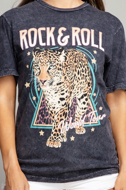 Rock & Roll World Tour Graphic Top