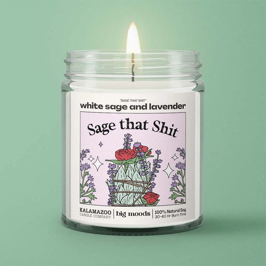 Sage that SH*T Candle