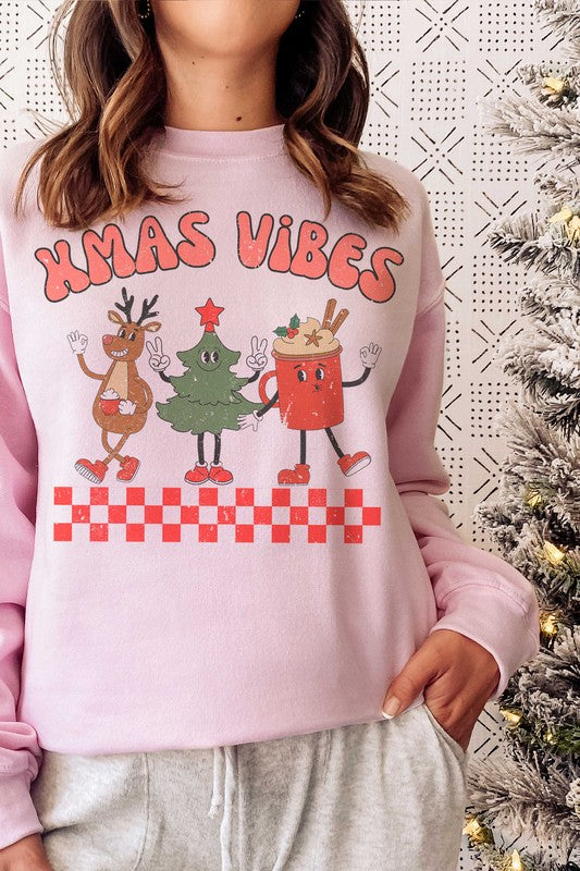 XMAS VIBES Graphic Crewneck