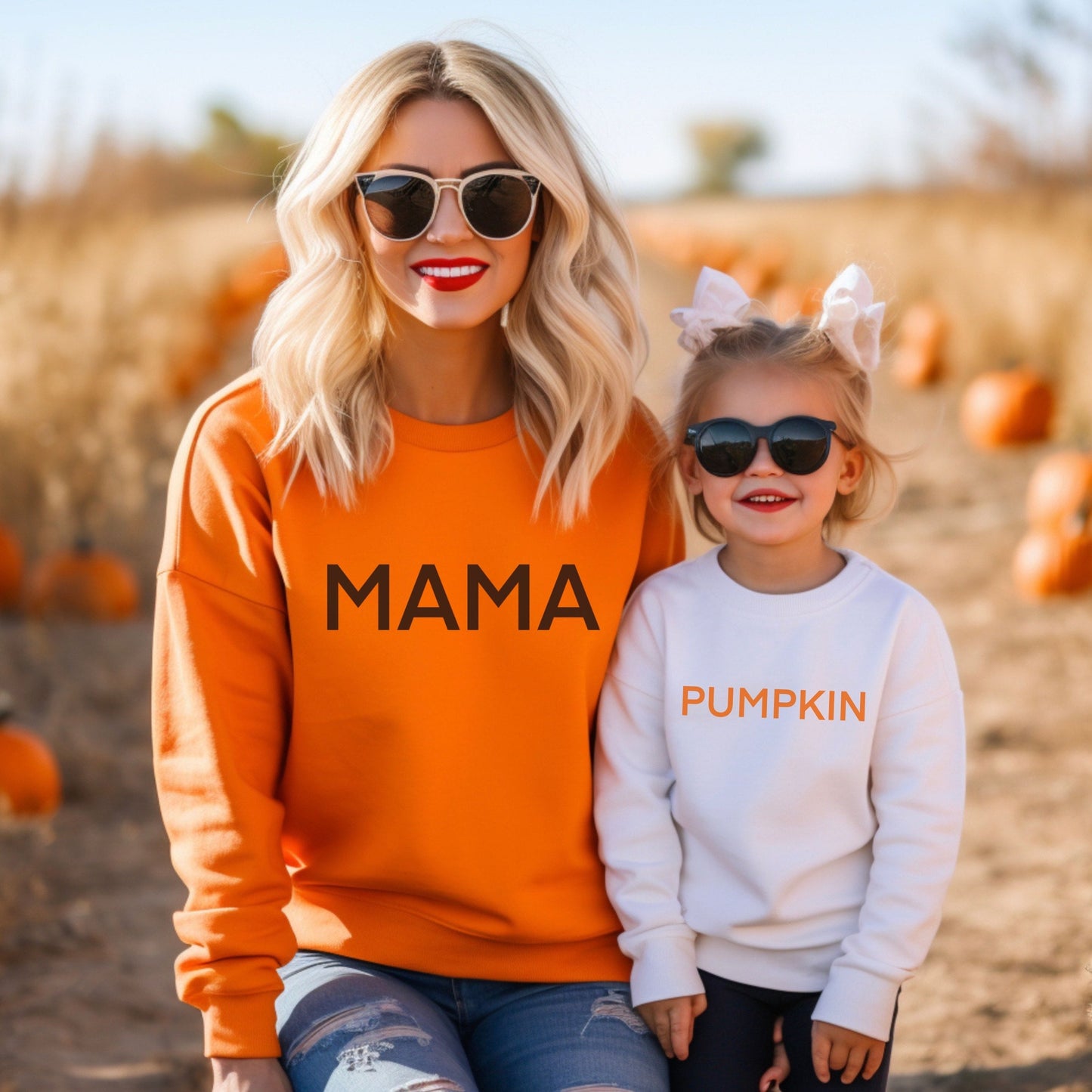 Mama & Mini Matching Crewnecks - www.chasethebutterflies.com