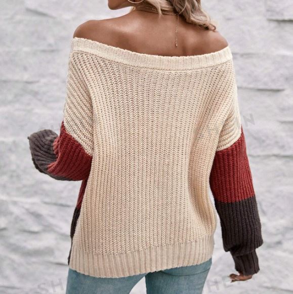 Off Shoulder Fall Sweater