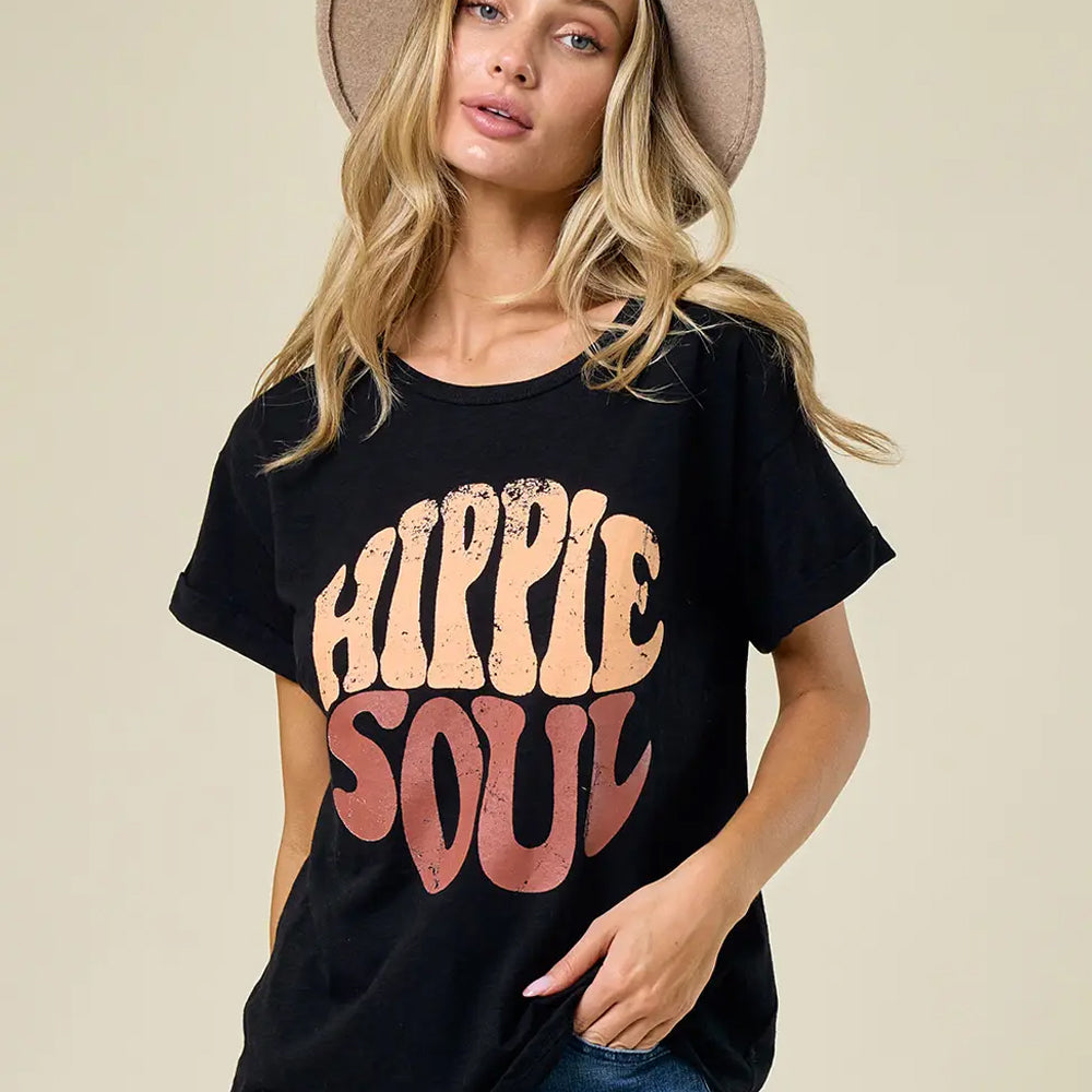 Hippie soul graphic tshirt www.chaethebutterflies.com