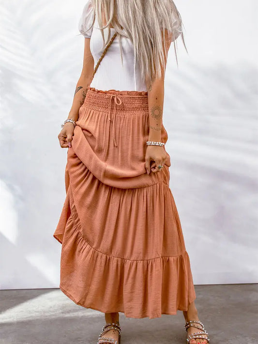 Tiered Maxi Skirt - www.achasethebutterflies.com