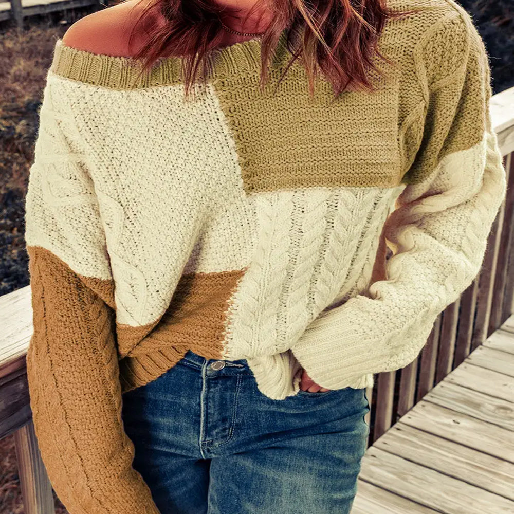 Color Block Sweater